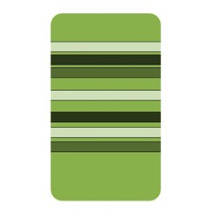 Greenery Stripes Pattern Horizontal Stripe Shades Of Spring Green Memory Card Reader by yoursparklingshop