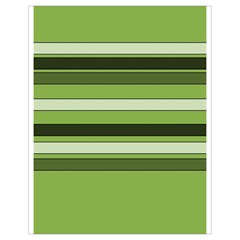 Greenery Stripes Pattern Horizontal Stripe Shades Of Spring Green Drawstring Bag (small)