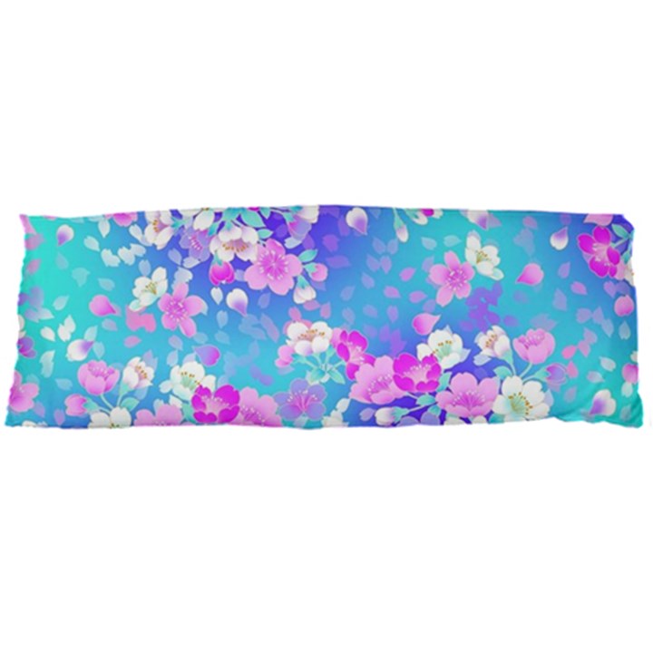 colorful pastel flowers Body Pillow Case Dakimakura (Two Sides)