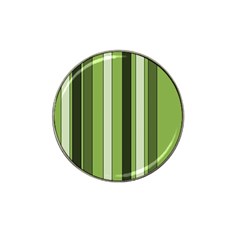 Greenery Stripes Pattern 8000 Vertical Stripe Shades Of Spring Green Color Hat Clip Ball Marker (4 Pack) by yoursparklingshop