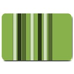 Greenery Stripes Pattern 8000 Vertical Stripe Shades Of Spring Green Color Large Doormat  30 x20  Door Mat