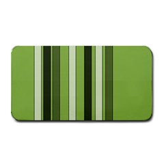 Greenery Stripes Pattern 8000 Vertical Stripe Shades Of Spring Green Color Medium Bar Mats by yoursparklingshop