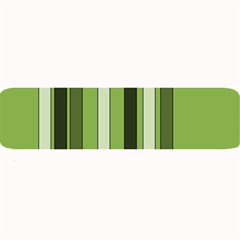 Greenery Stripes Pattern 8000 Vertical Stripe Shades Of Spring Green Color Large Bar Mats by yoursparklingshop