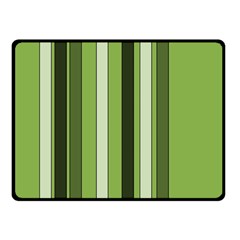 Greenery Stripes Pattern 8000 Vertical Stripe Shades Of Spring Green Color Double Sided Fleece Blanket (small)  by yoursparklingshop