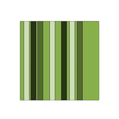 Greenery Stripes Pattern 8000 Vertical Stripe Shades Of Spring Green Color Satin Bandana Scarf by yoursparklingshop