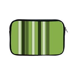 Greenery Stripes Pattern 8000 Vertical Stripe Shades Of Spring Green Color Apple Macbook Pro 13  Zipper Case