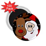 Xmas selfie 2.25  Magnets (100 pack)  Front