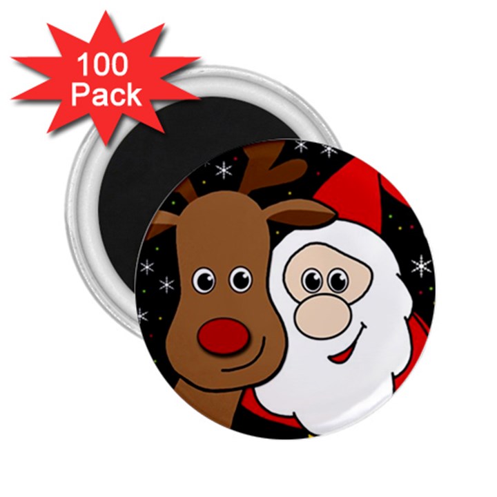 Xmas selfie 2.25  Magnets (100 pack) 