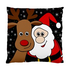 Xmas Selfie Standard Cushion Case (two Sides) by Valentinaart