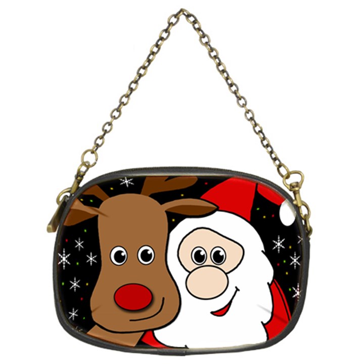 Xmas selfie Chain Purses (Two Sides) 