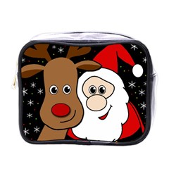 Xmas Selfie Mini Toiletries Bags by Valentinaart