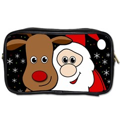 Xmas Selfie Toiletries Bags by Valentinaart