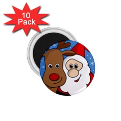 Christmas Selfie 1 75  Magnets (10 Pack)  by Valentinaart