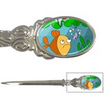 Fish and worm Letter Openers Front