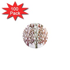 Magical Autumn Trees 1  Mini Magnets (100 Pack)  by Valentinaart