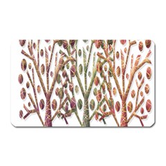 Magical Autumn Trees Magnet (rectangular) by Valentinaart