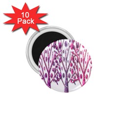 Magical Pink Trees 1 75  Magnets (10 Pack)  by Valentinaart