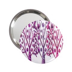 Magical Pink Trees 2 25  Handbag Mirrors by Valentinaart