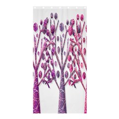 Magical Pink Trees Shower Curtain 36  X 72  (stall)  by Valentinaart