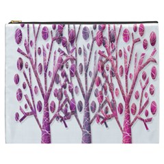 Magical Pink Trees Cosmetic Bag (xxxl)  by Valentinaart