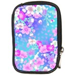 colorful pastel flowers  Compact Camera Cases Front