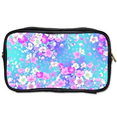 Colorful Pastel Flowers  Toiletries Bags by Brittlevirginclothing