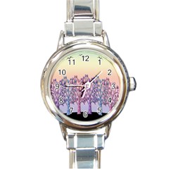 Magical Hill Round Italian Charm Watch by Valentinaart