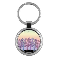 Magical Hill Key Chains (round)  by Valentinaart