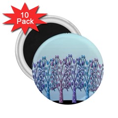 Blue Magical Hill 2 25  Magnets (10 Pack)  by Valentinaart