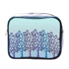 Blue Magical Hill Mini Toiletries Bags by Valentinaart