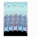 Blue magical hill Small Garden Flag (Two Sides) Front