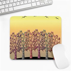 Magical Sunset Large Mousepads by Valentinaart