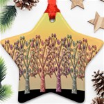 Magical sunset Star Ornament (Two Sides)  Front