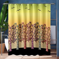 Magical Sunset Shower Curtain 60  X 72  (medium)  by Valentinaart