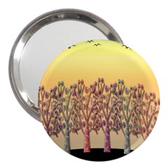 Magical Sunset 3  Handbag Mirrors by Valentinaart