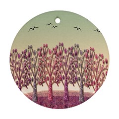 Magical Landscape Ornament (round)  by Valentinaart