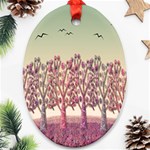 Magical landscape Ornament (Oval)  Front