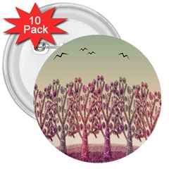 Magical Landscape 3  Buttons (10 Pack)  by Valentinaart