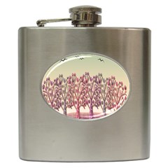 Magical Landscape Hip Flask (6 Oz) by Valentinaart