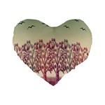 Magical landscape Standard 16  Premium Heart Shape Cushions Front