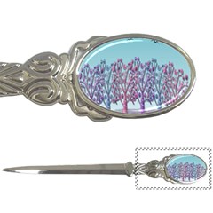 Blue Magical Landscape Letter Openers by Valentinaart