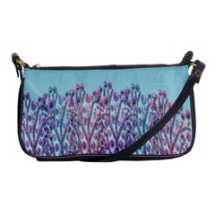 Blue Magical Landscape Shoulder Clutch Bags by Valentinaart