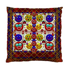 Smile And The Whole World Smiles  On Standard Cushion Case (one Side) by pepitasart