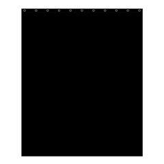 Simple Black Shower Curtain 60  X 72  (medium)  by Valentinaart