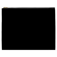 Simple Black Cosmetic Bag (xxxl)  by Valentinaart