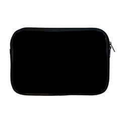 Simple Black Apple Macbook Pro 17  Zipper Case by Valentinaart