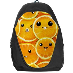 Cute Orange  Backpack Bag by Brittlevirginclothing