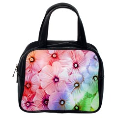 Rainbow Flower Classic Handbags (one Side) by Brittlevirginclothing