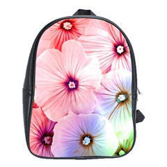 Rainbow Flower School Bags (xl)  by Brittlevirginclothing