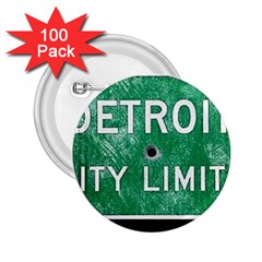 Detroit City Limits 2 25  Buttons (100 Pack)  by DetroitCityLimits